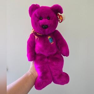 TY Beanie Baby bear Millennium